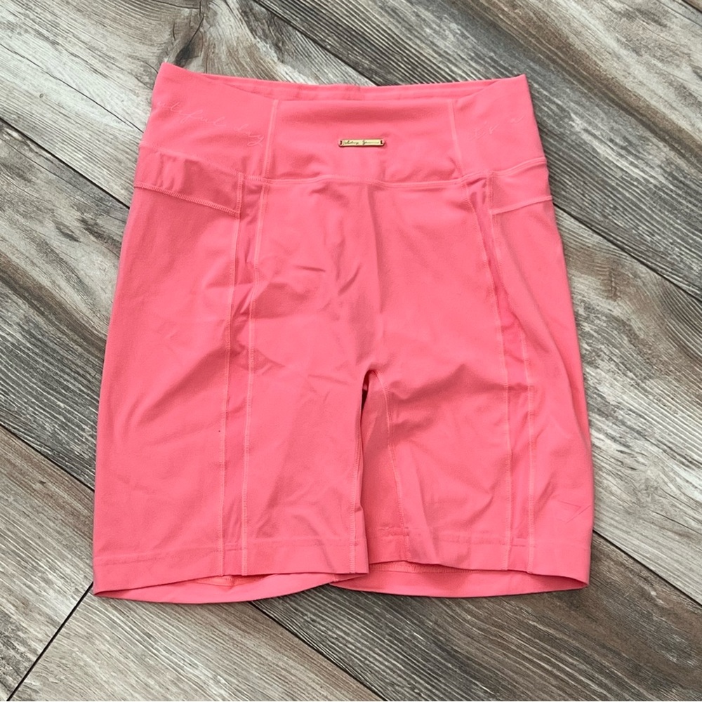 Gymshark Coral Pink Bike Shorts